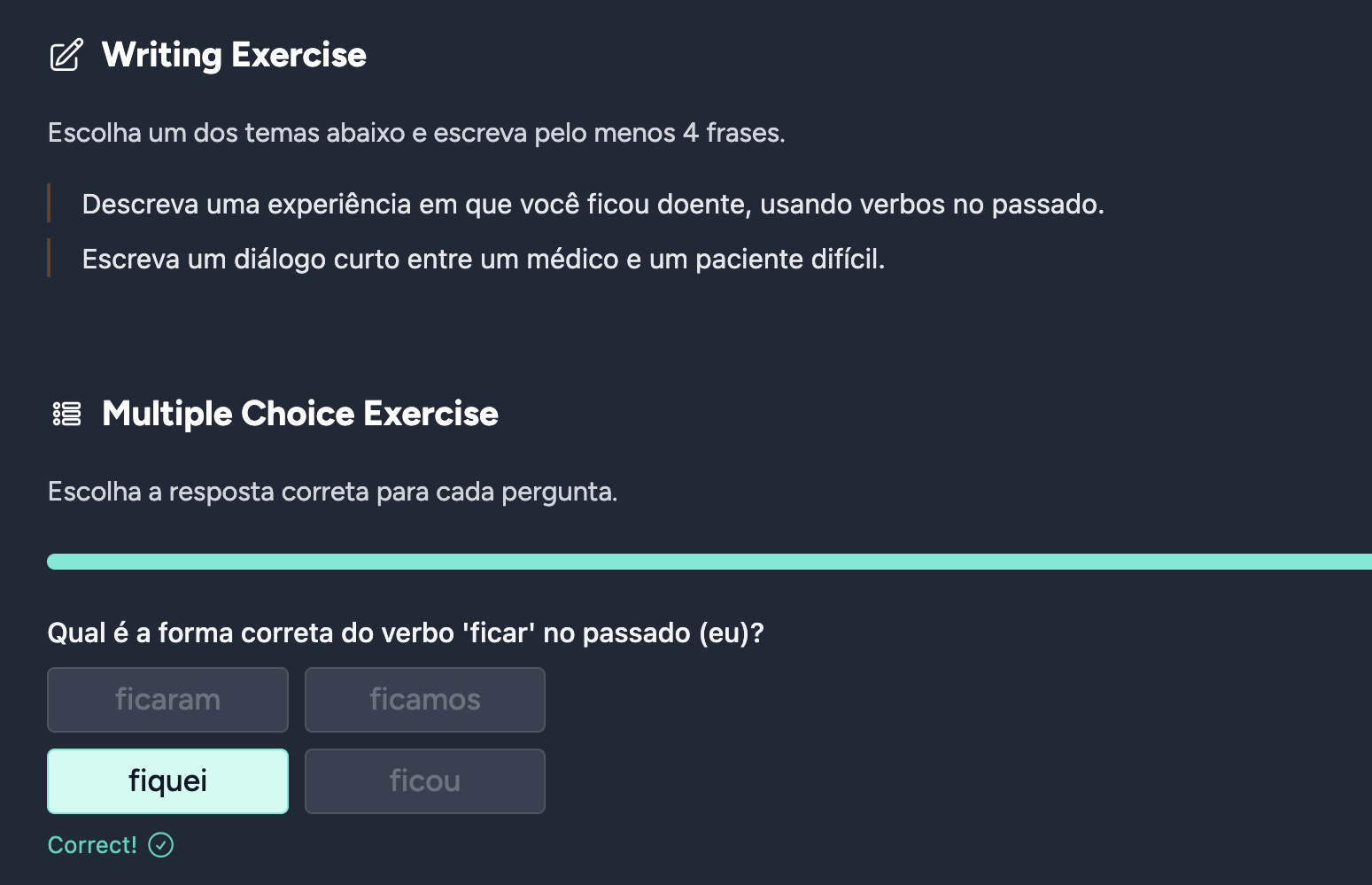AI-Generated Exercises